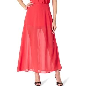 The Drop Womens Dierdre Sheer Maxi Skirt